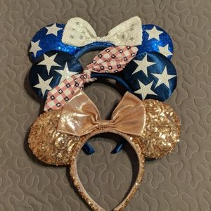 Disney Minnie Mickey Ears! Bundle of 3!
